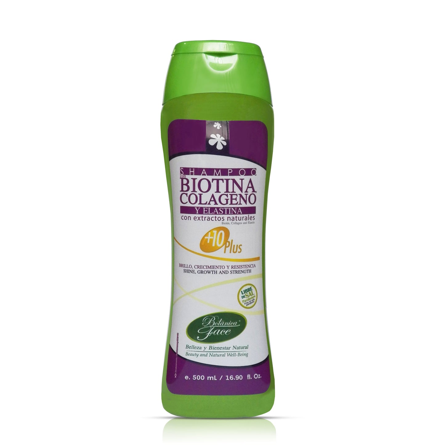 Shampoo Biotina, Colágeno y Elastina 500 mL