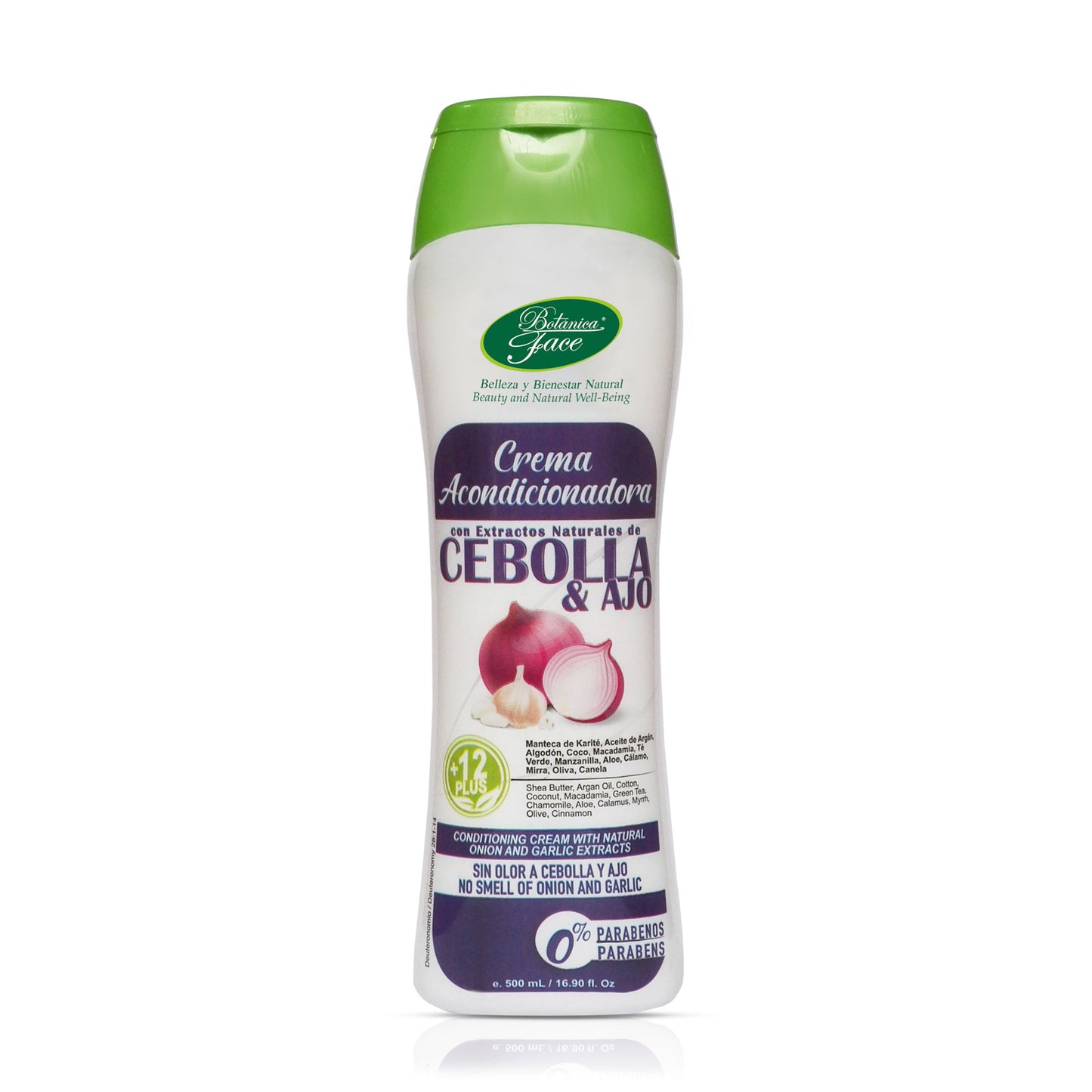 Crema acondicionadora para peinar con extractos naturales Cebolla + Ajo 500 ml