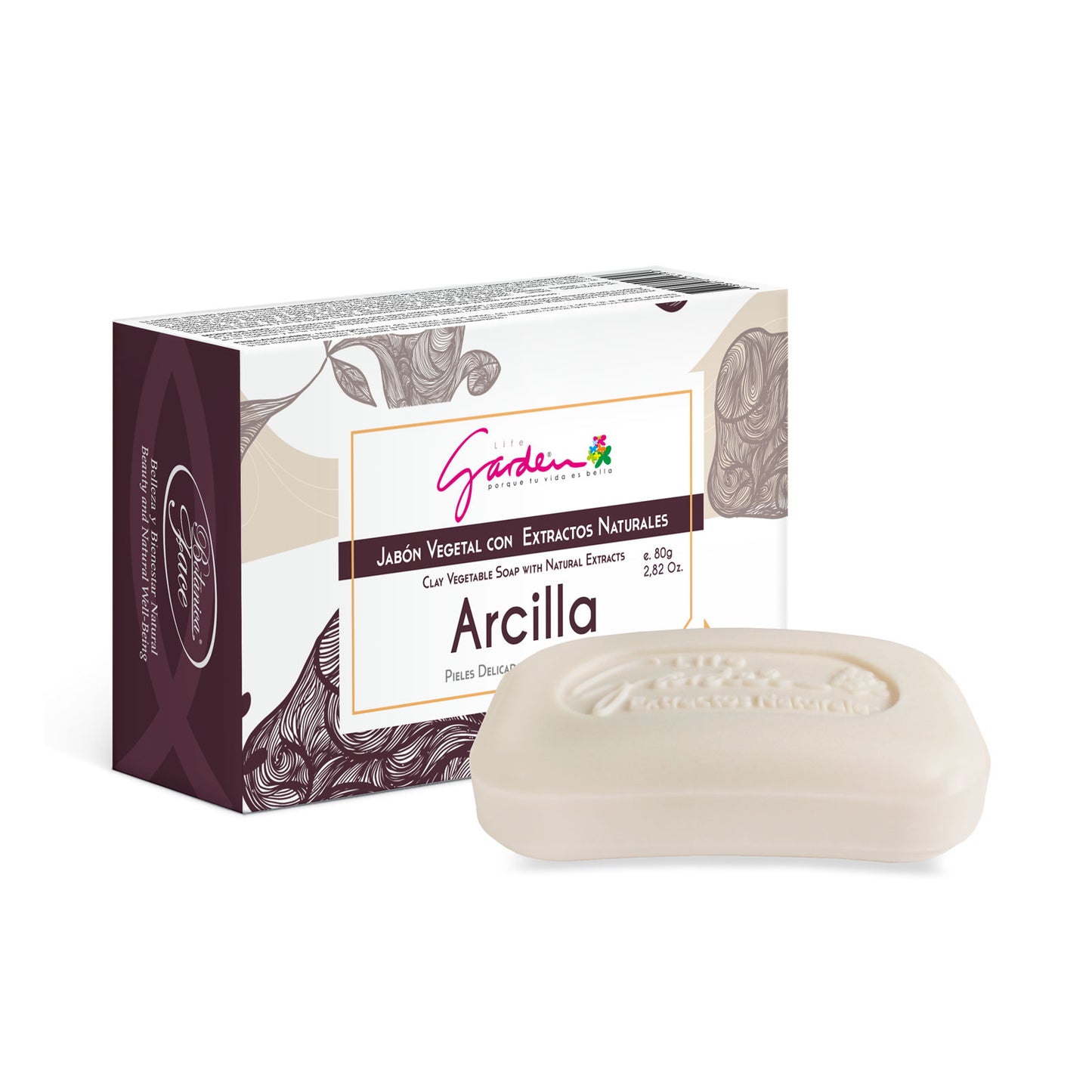 Jabón de arcilla x 80g
