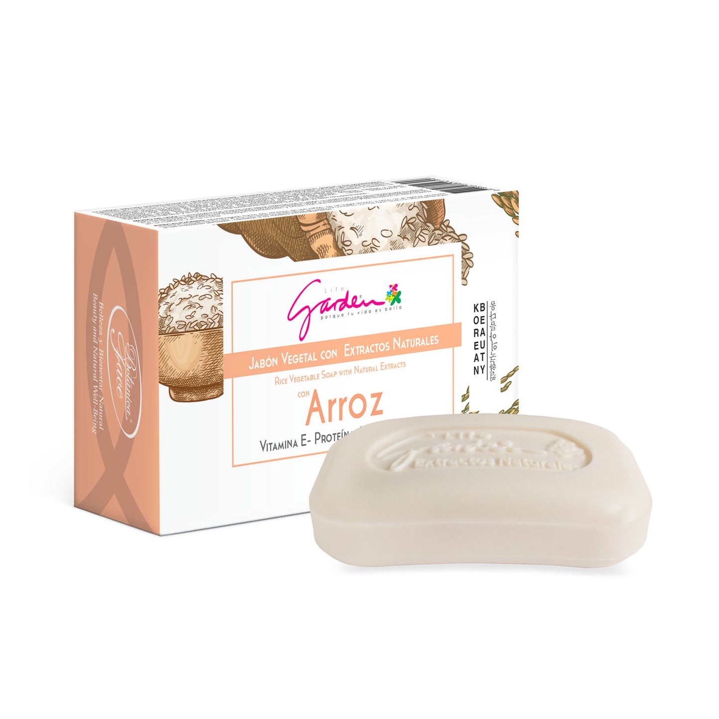 Jabón de arroz x 80g