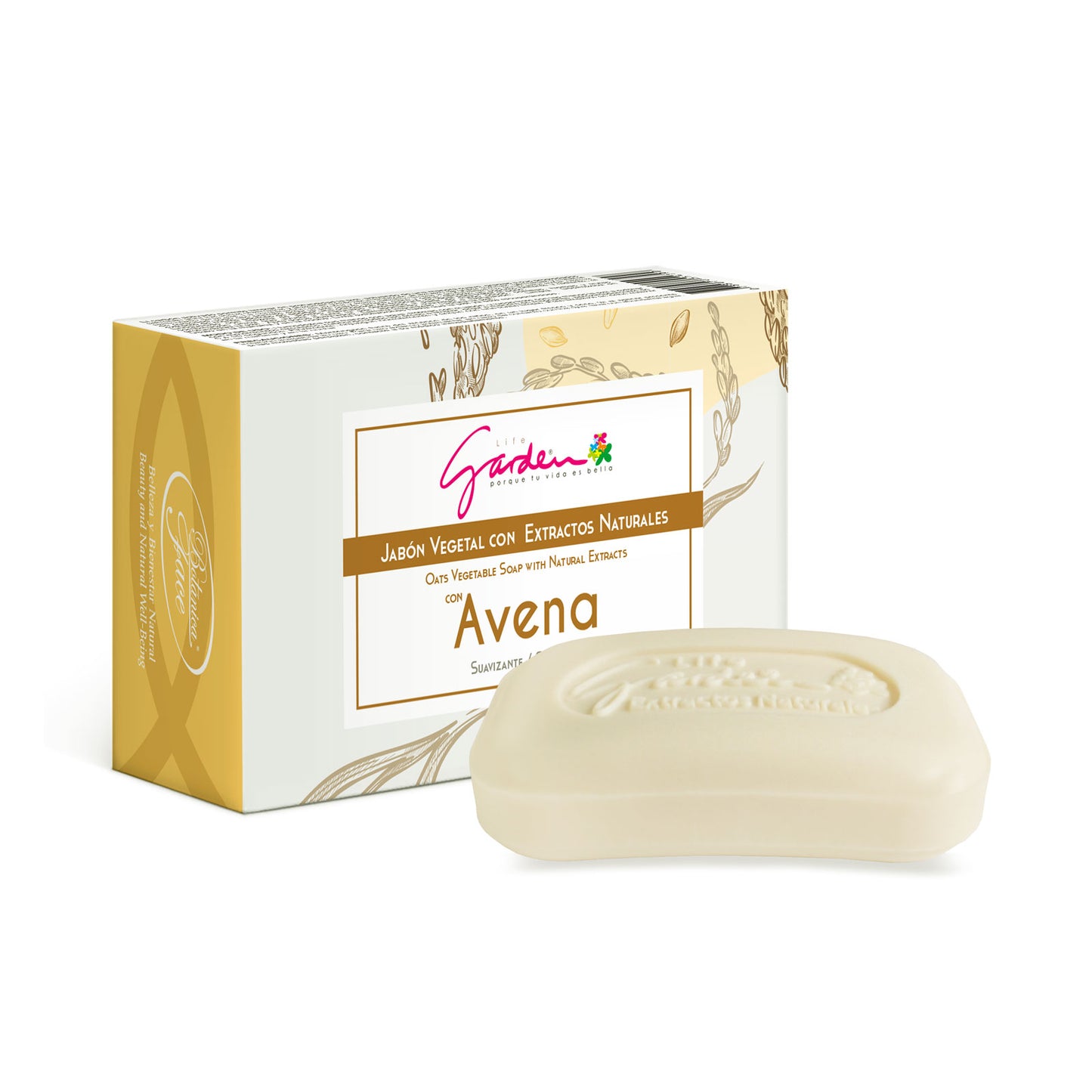 Jabón de avena x 80g