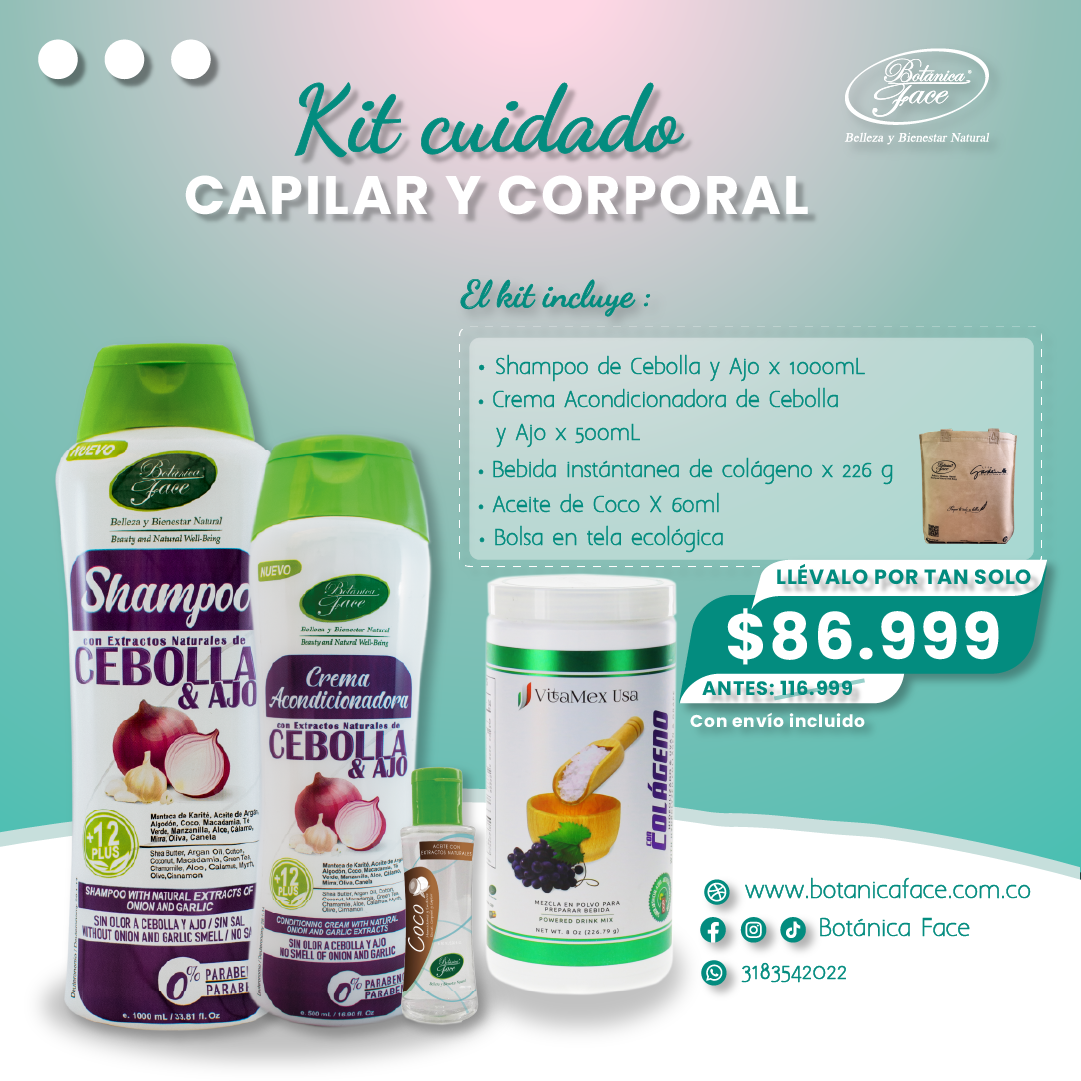 Kit capilar y corporal para ellas