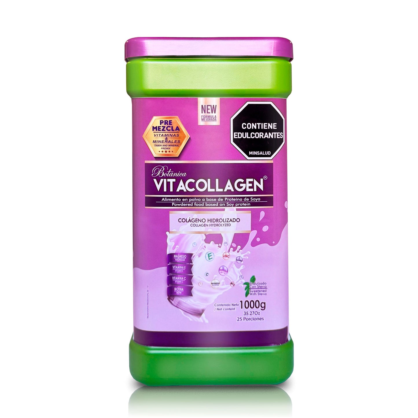 Malteada Vitacollagen con Stevia 1000g