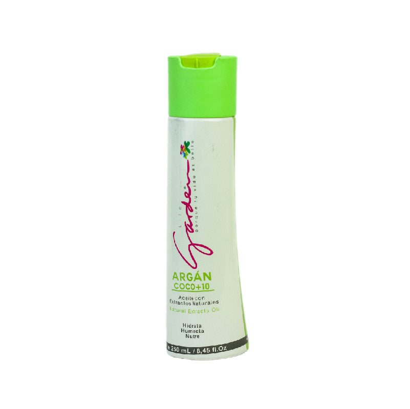 Aceite con extractos naturales de Argán y Coco + 10 Life Garden 250 mL