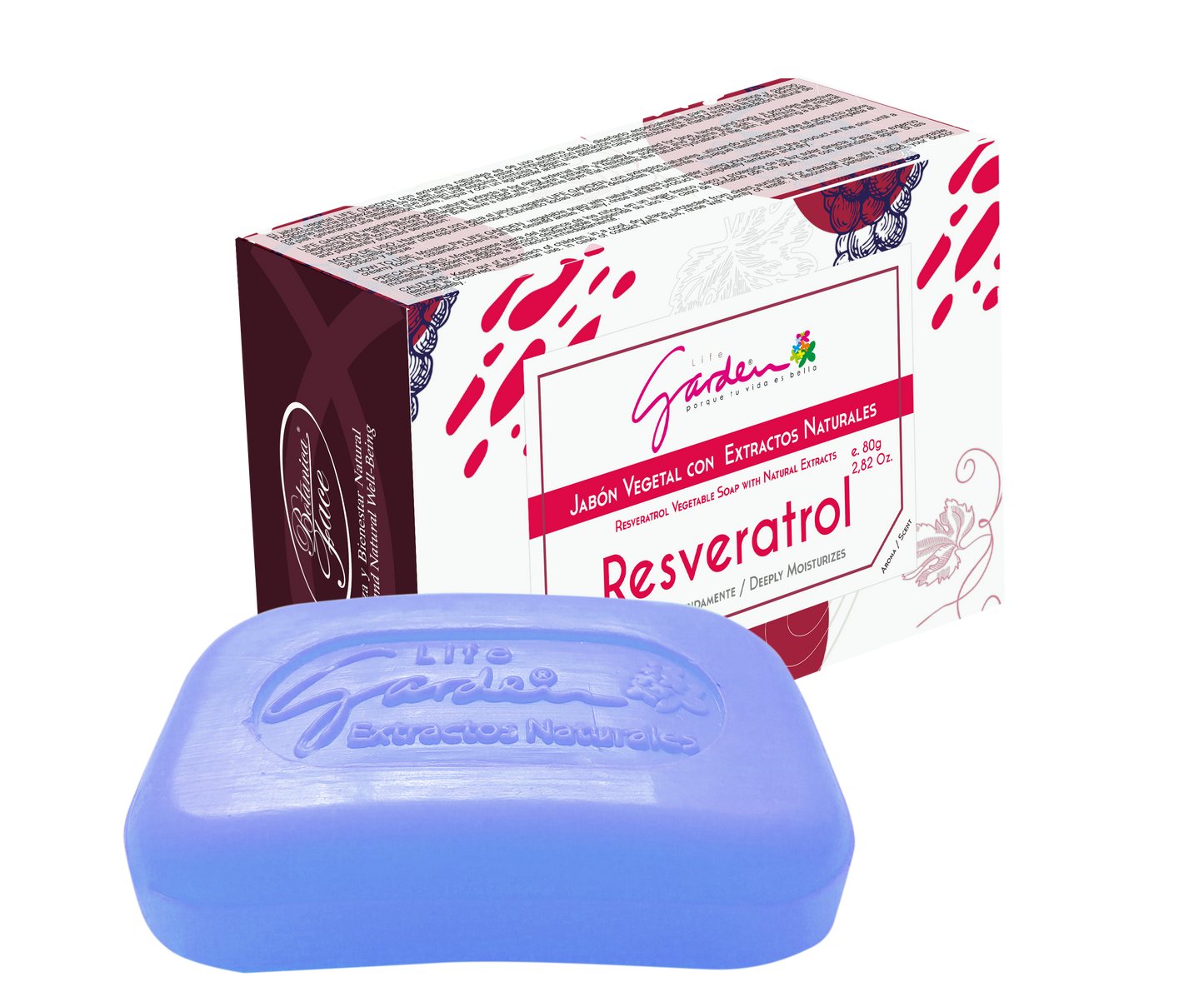 Jabón Resveratrol uva x 80g