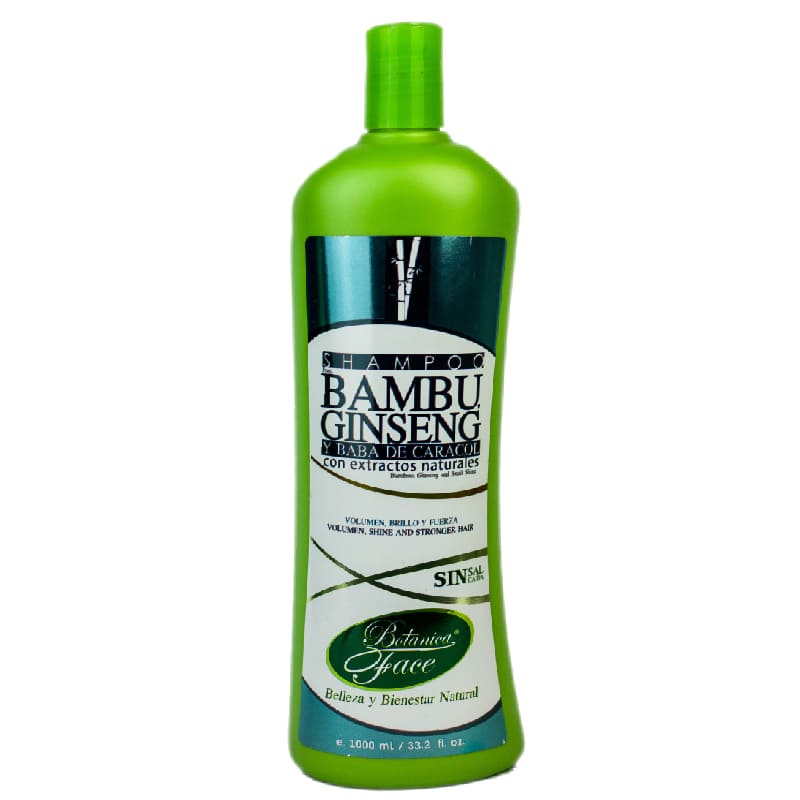Shampoo Bambú, Ginseng y Baba de caracol 1000 mL