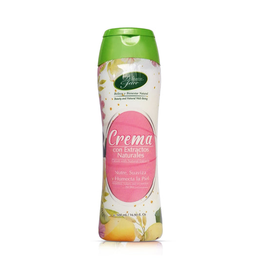 Crema con extractos naturales 500 mL