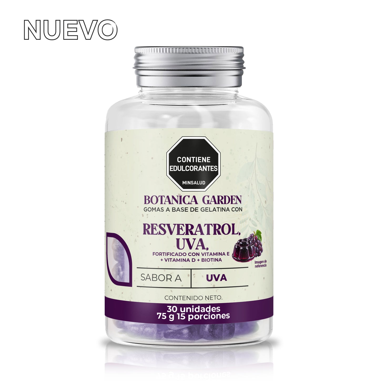 Goma de Resveratrol x 30 unds
