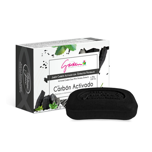 Jabón de carbón activado x 80g