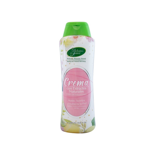 Crema con extractos naturales 1000 mL