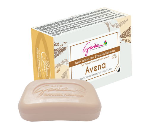 Jabón de avena x 80g